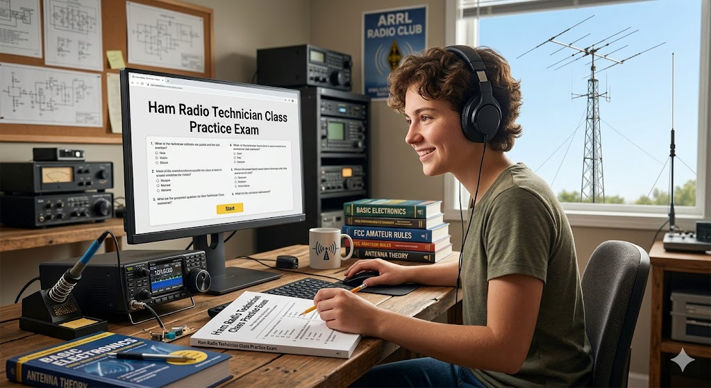 Ham Radio Technician Class Practice Test Banner