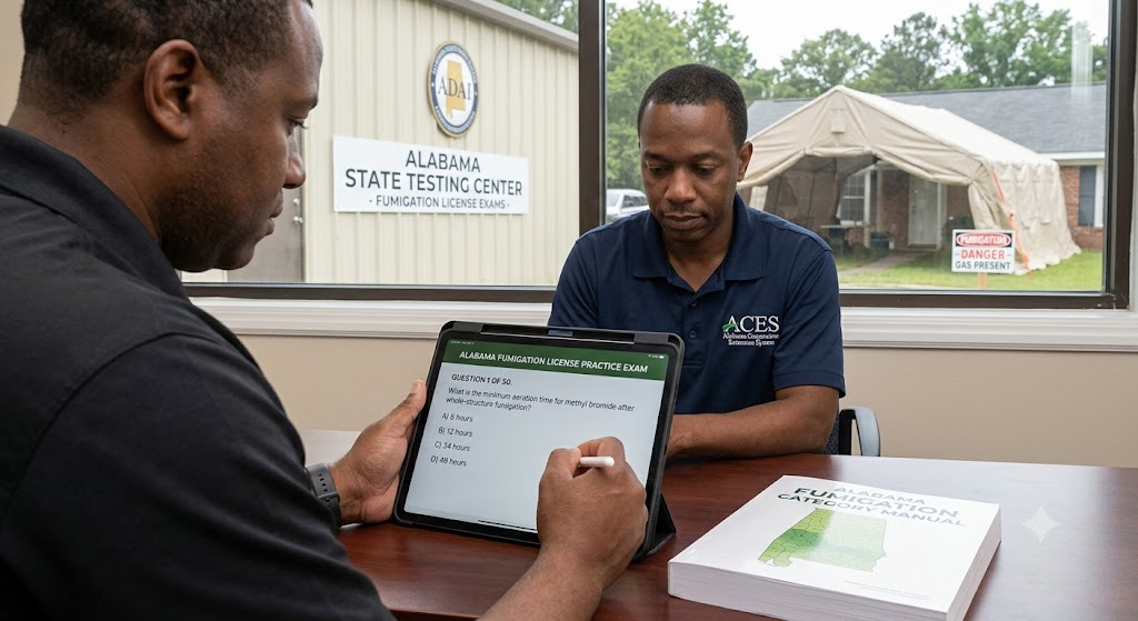 Alabama Fumigation Practice Test Banner
