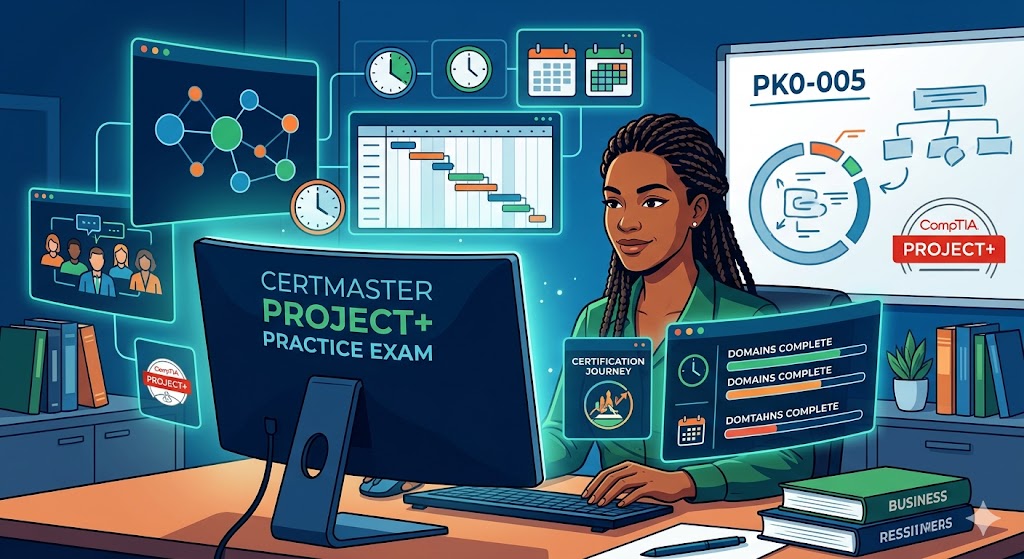 CertMaster for Project+ Practice Exam Banner