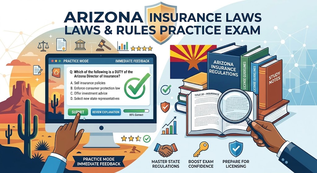 Arizona Insurance Laws and Rules Practice Banner