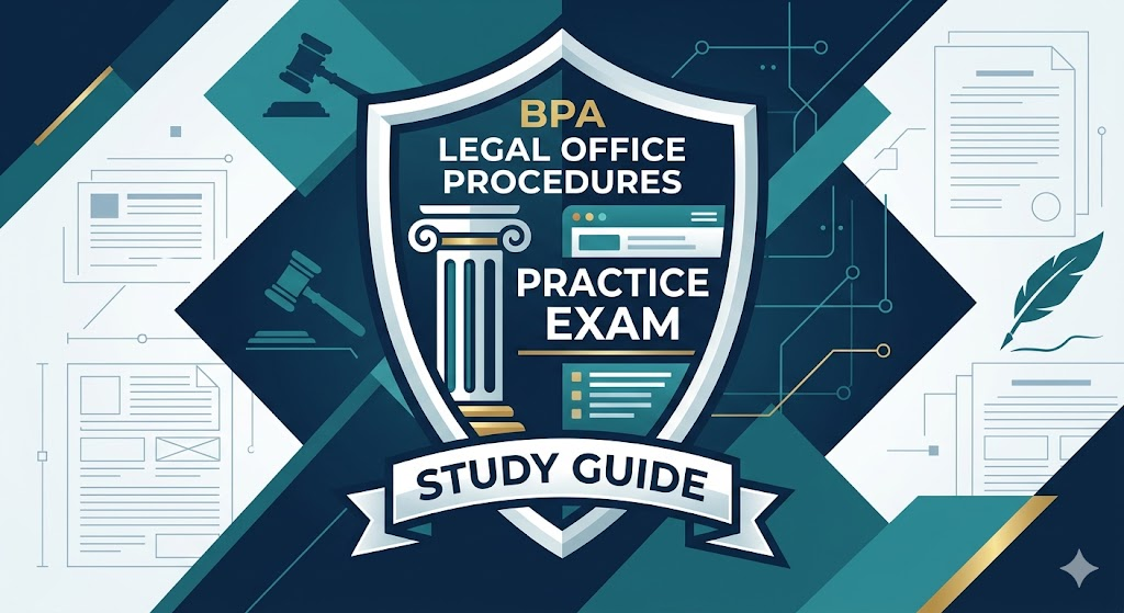 BPA Legal Office Procedures Practice Test Banner