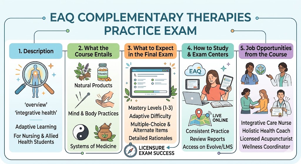Complementary and Alternative Therapies EAQ Practice Test Banner