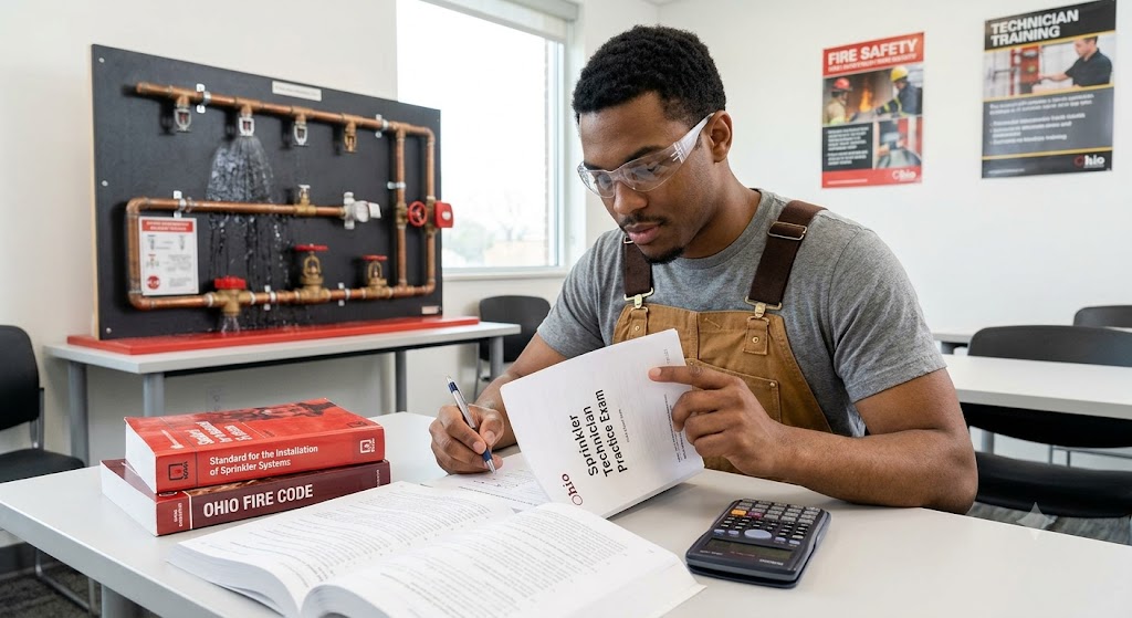 Ohio Sprinkler Technician Practice Exam Banner
