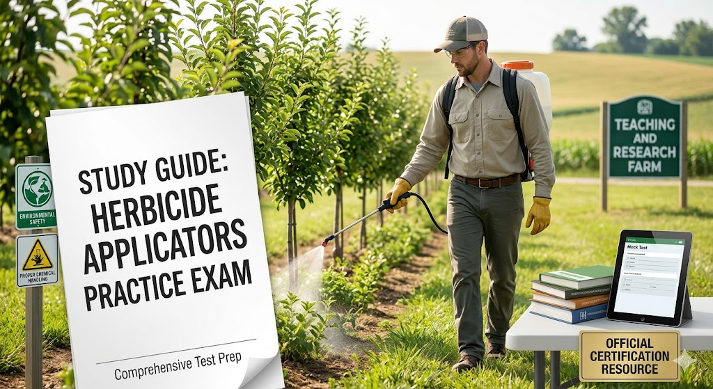 Herbicide Applicators Practice Exam Banner