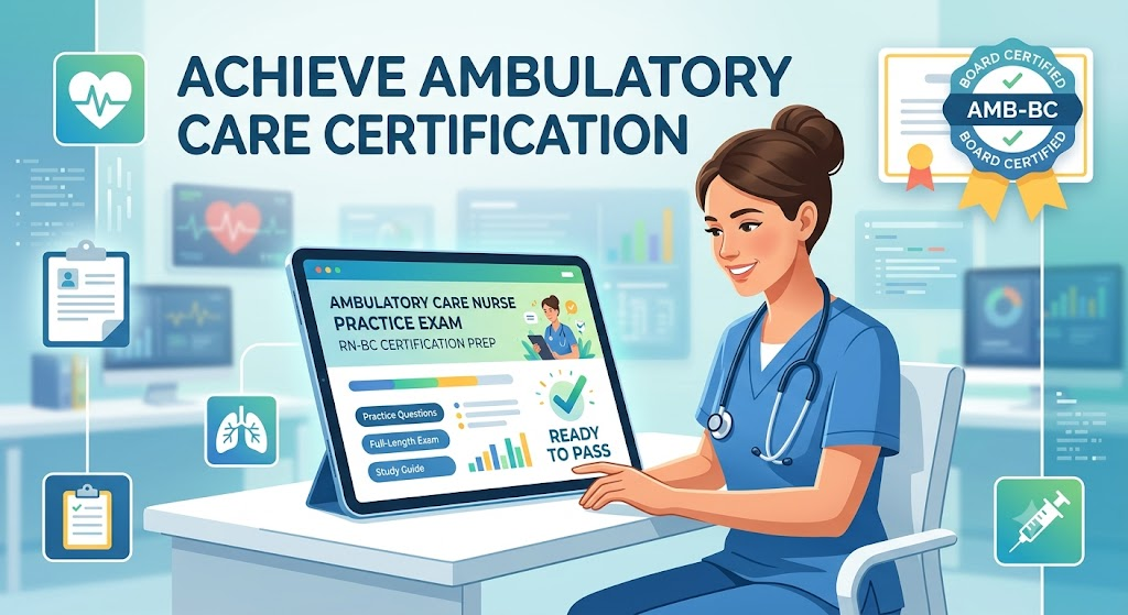 Ambulatory Care Nurse Certification Practice Exam Banner