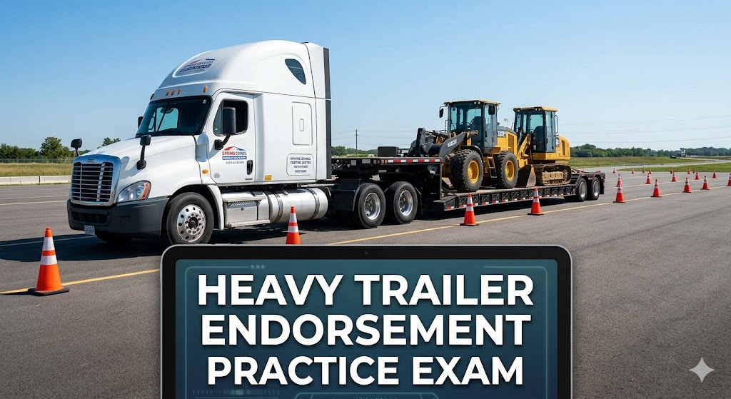Heavy Trailer Endorsement Practice Test Banner