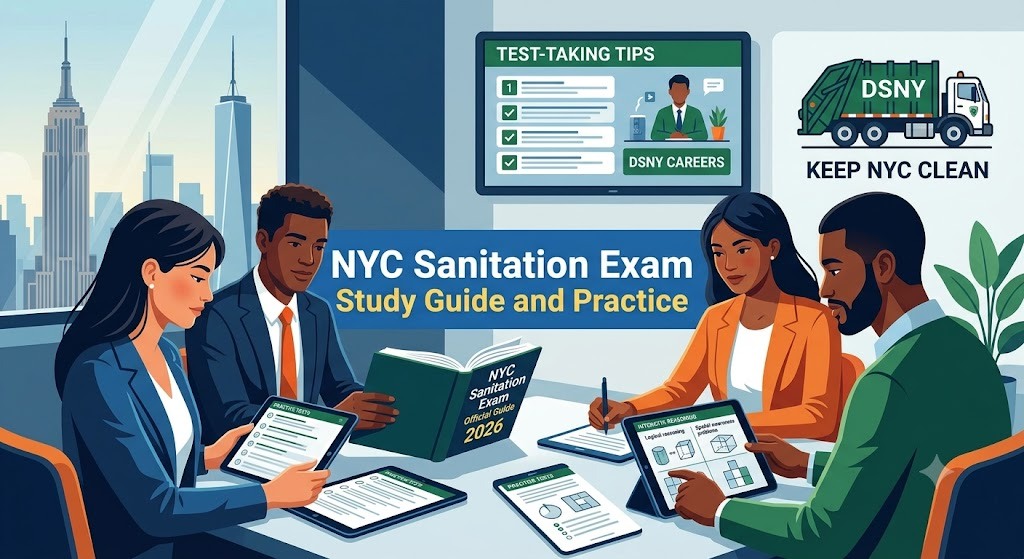 FREE NYC Sanitation Exam Practice Test 2026 Official Study Guide [PDF] Banner