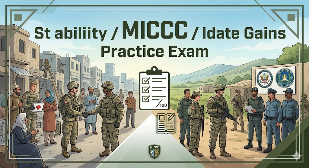 MICCC Stability / Consolidate Gains Practice Test Banner