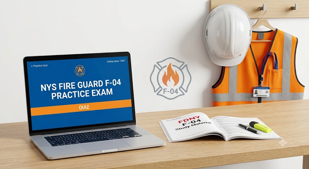 F-04 Fire Guard Practice Exam Study Guide Banner