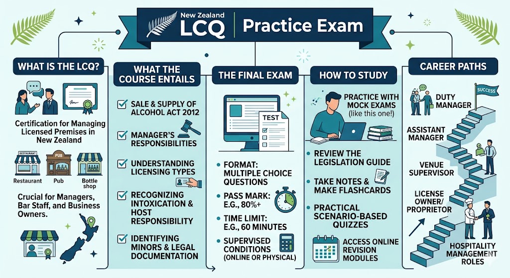 NZ License Controller Qualification (LCQ) Practice Exam Banner