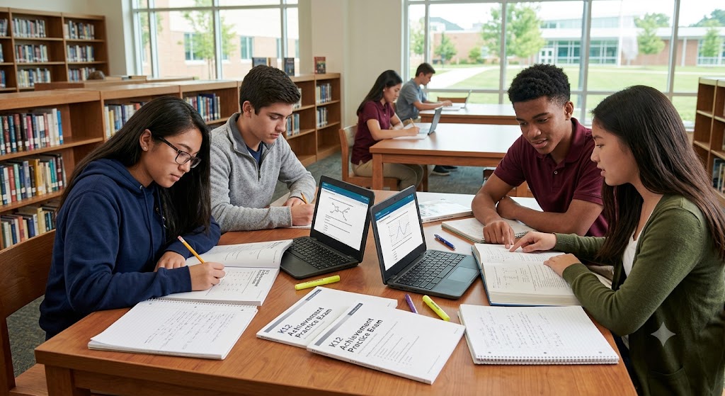 K12 Achievement Practice Test & Exam Prep Banner