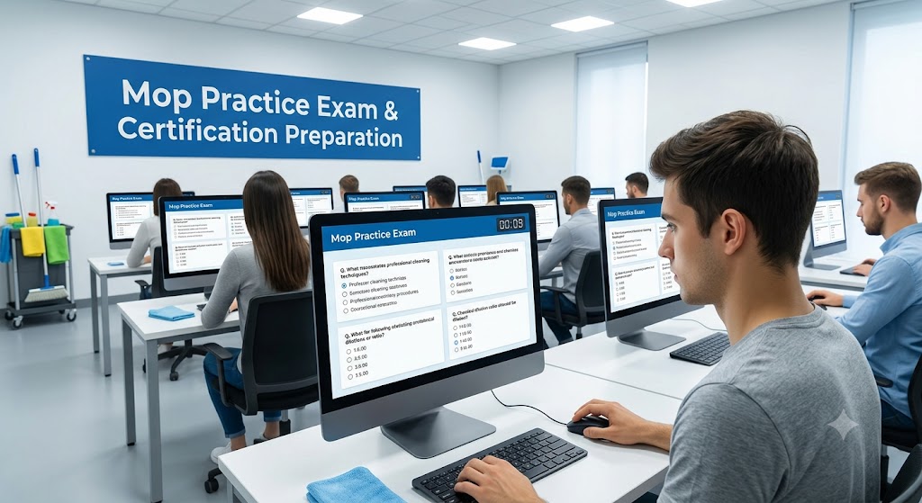 Mop Practice Test & Exam Prep Banner