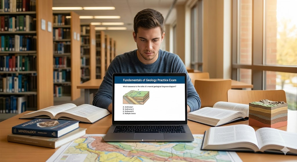 Fundamentals of Geology Practice Exam Banner