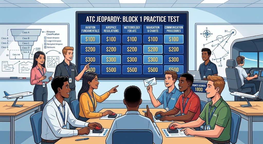 ATC Jeopardy Block 1 Practice Test Banner