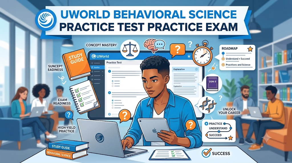 UWorld Behavioral Science Practice Test Banner