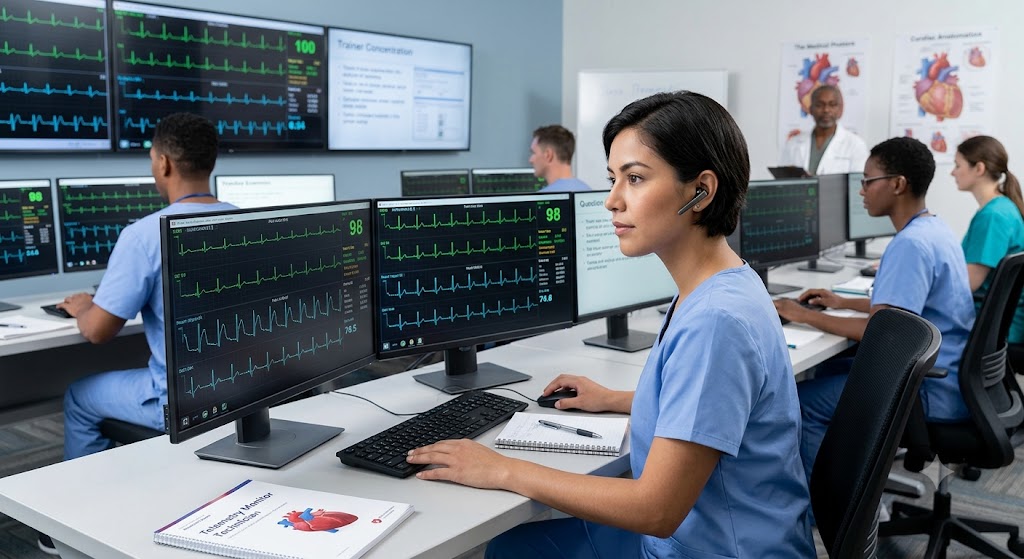 Telemetry Monitor Technician Practice Test Banner