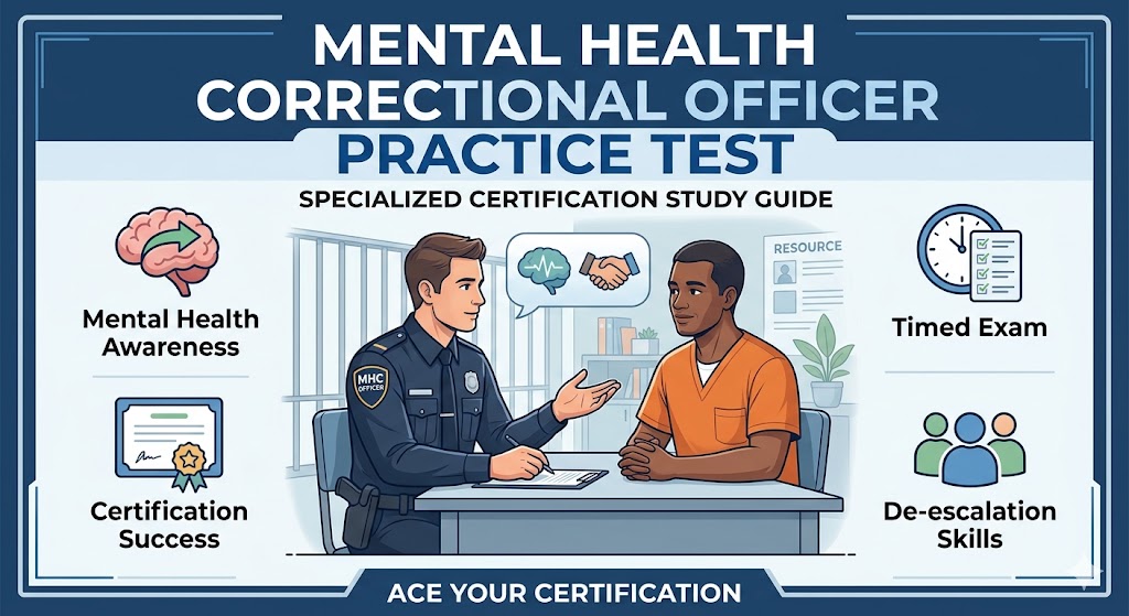Mental Health Correctional Officer Practice Test Banner