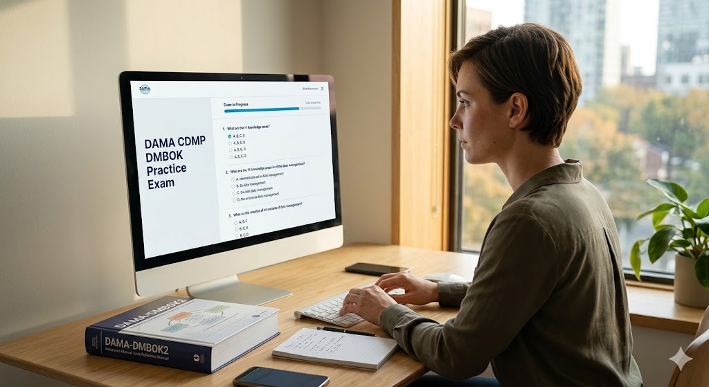 DAMA Data Management Body of Knowledge (DAMA-DMBOK) Practice Test Banner