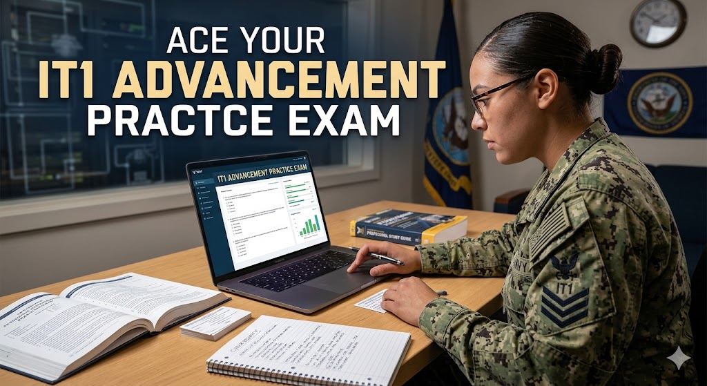 Information Systems Technician First Class (IT1) Advancement Practice Exam Banner
