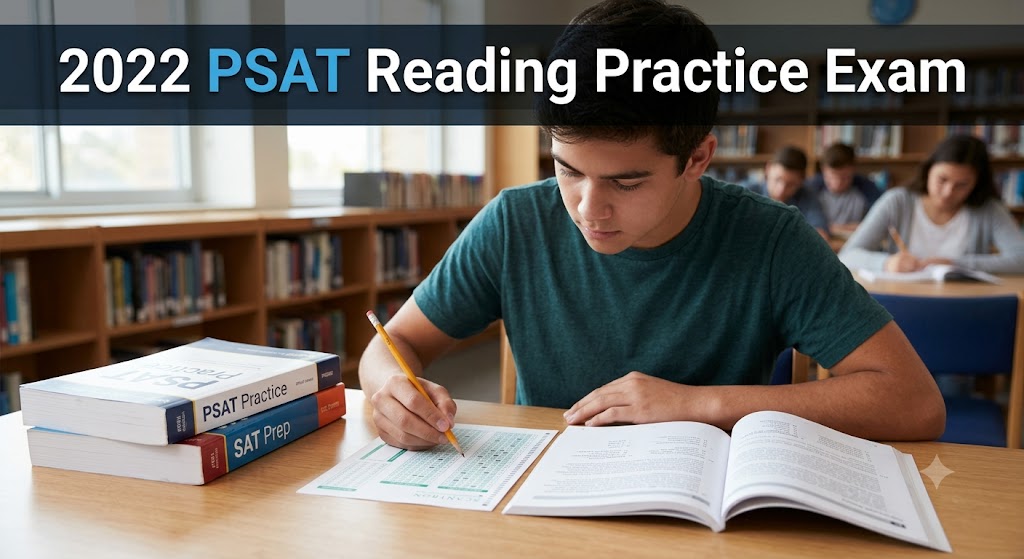 PSAT Reading Practice Test 2022: New PSAT/NMSQT and PSAT 10 Banner