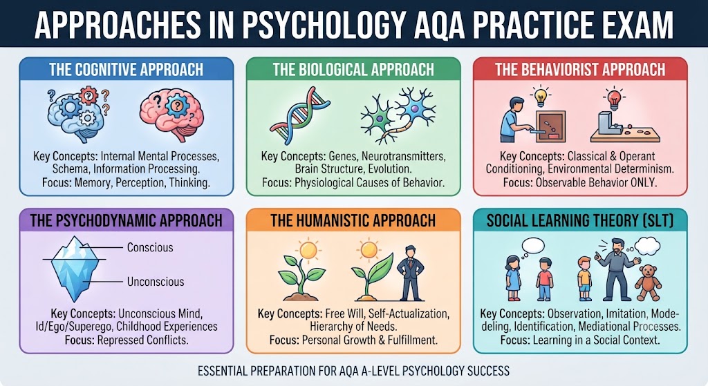 Approaches in Psychology AQA Practice Test Banner