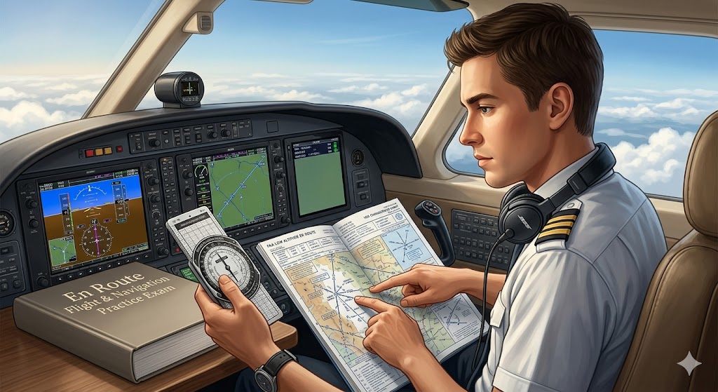 En Route Flight & Navigation Practice Test Banner