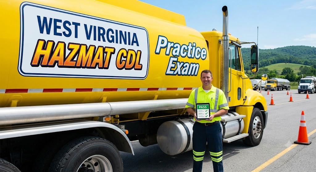 West Virginia CDL Hazmat Practice Test Banner