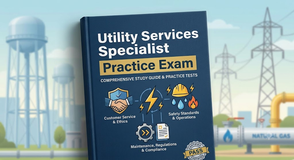 Utility Services Specialist Practice Exam Banner