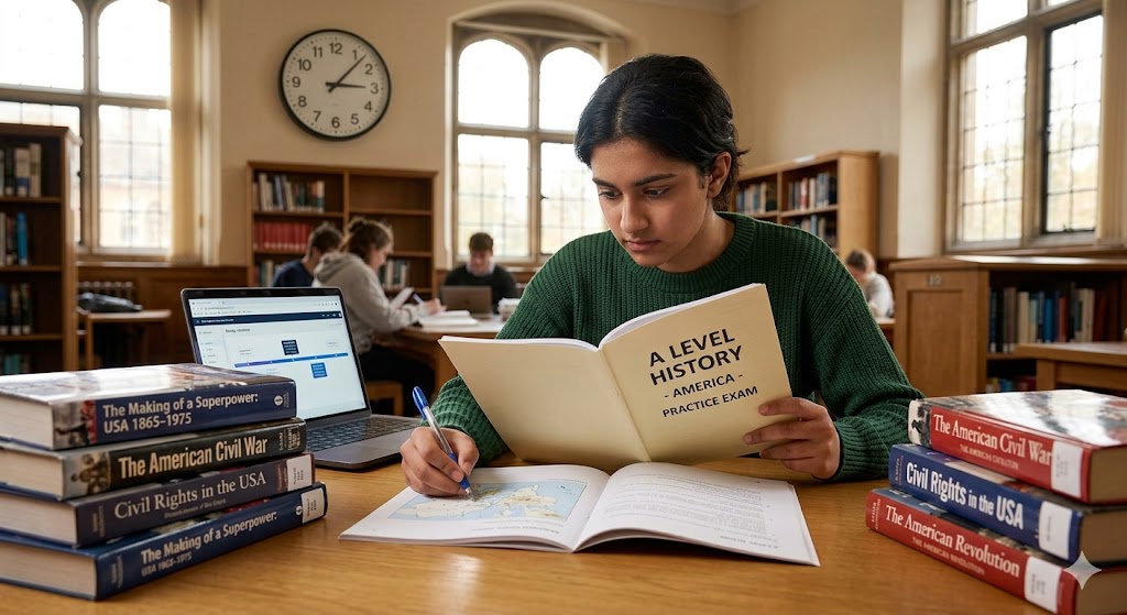 A Level History America Practice Exam Banner