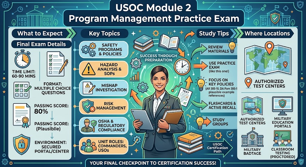 USOC Module 2 – Program Management Practice Exam Banner
