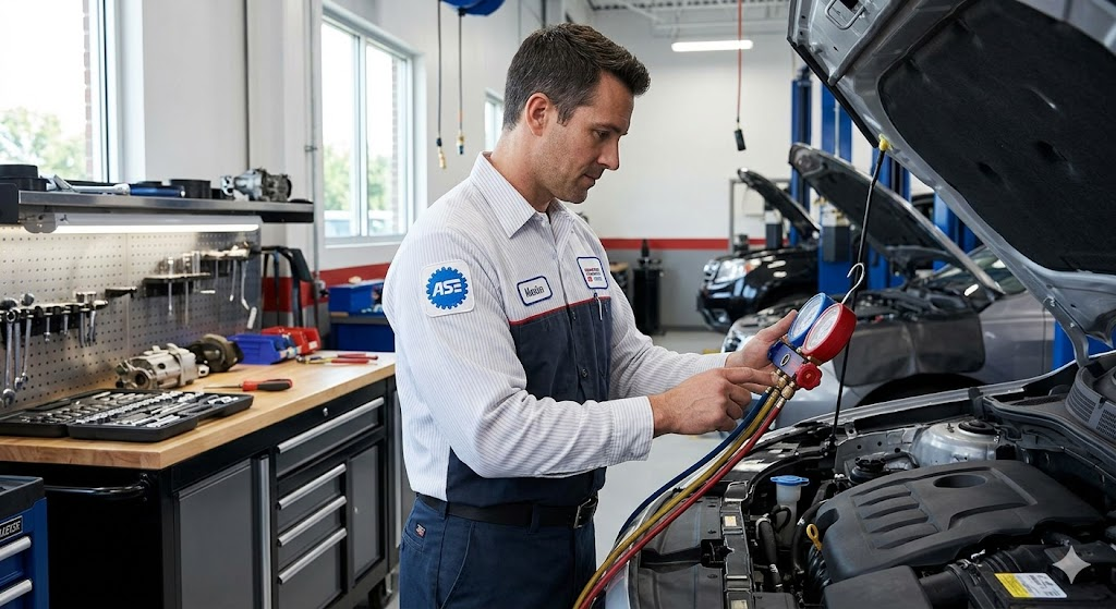 Automotive Service Excellence (ASE) Air Conditioner Certification Practice Exam Banner