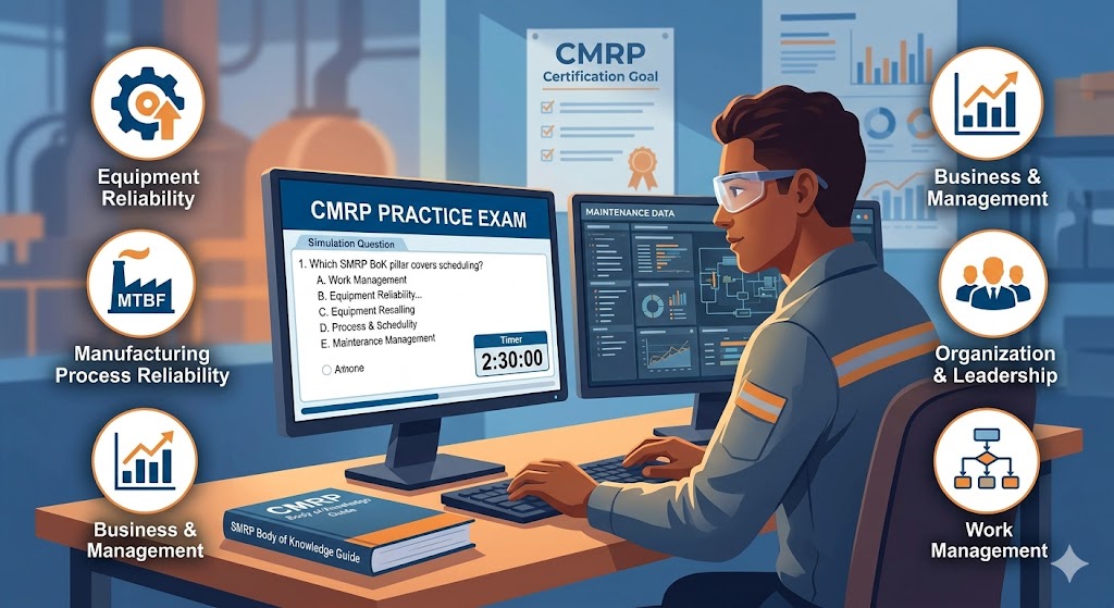 Certified Maintenance & Reliability Professional (CMRP) Practice Exam Banner