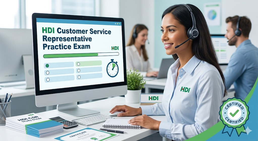 HDI Customer Service Representative (CSR) Practice Test Banner