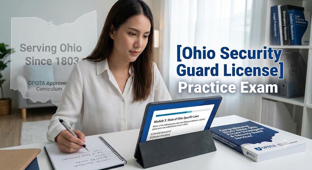Ohio Security Guard License Practice Exam Banner