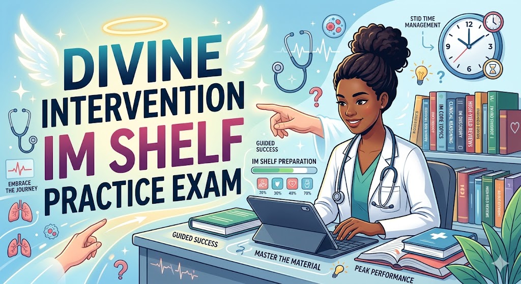 Divine Intervention IM Shelf Practice Test Banner