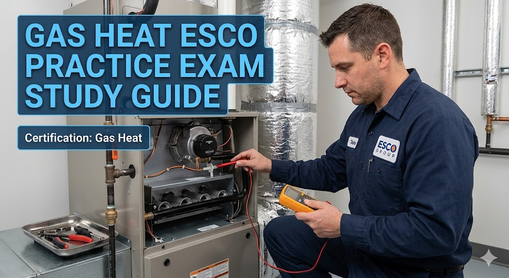 Gas Heat ESCO Practice Exam Banner