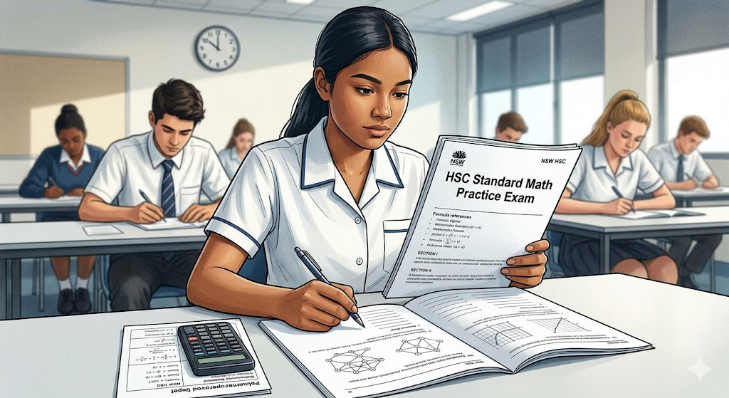 HSC Standard Math Practice Exam Banner