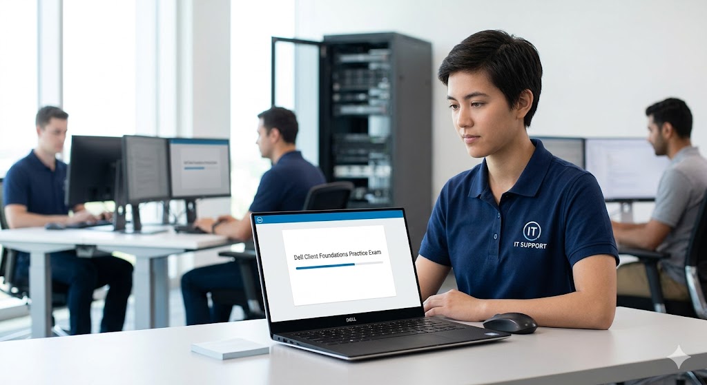 Dell Client Foundations Practice Exam Banner