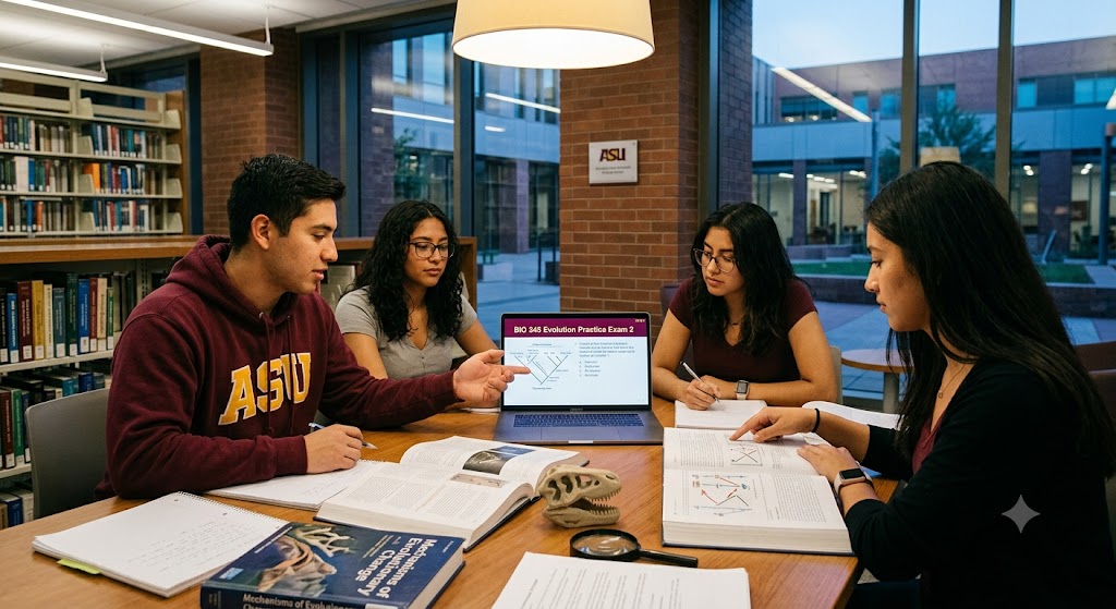 Arizona State University (ASU) BIO 345 Evolution Exam 2 Practice Banner