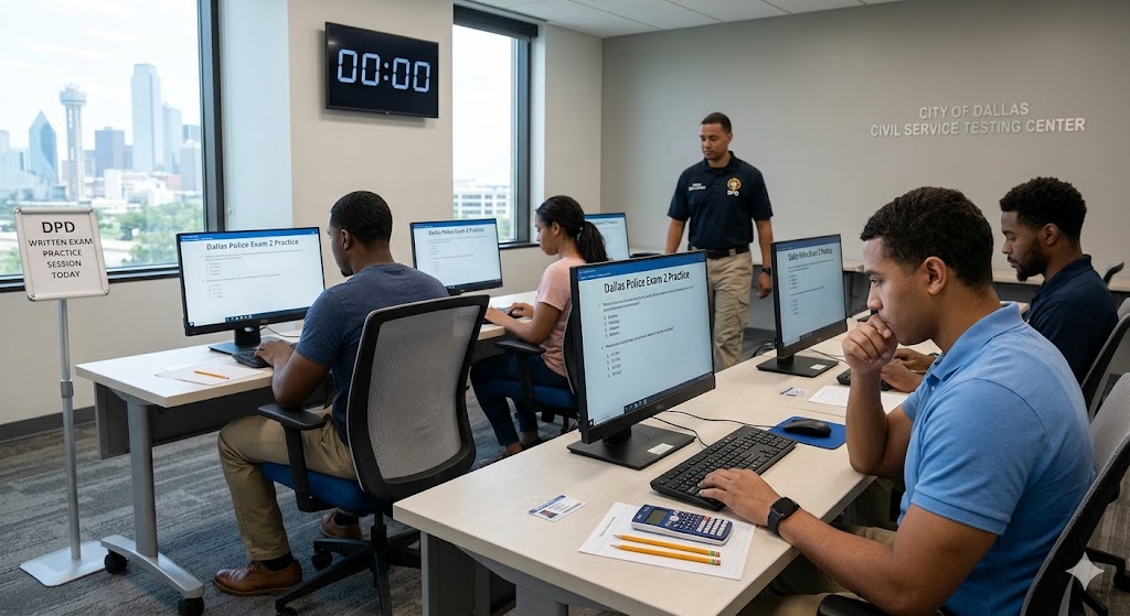 Dallas Police Exam 2 Practice Banner