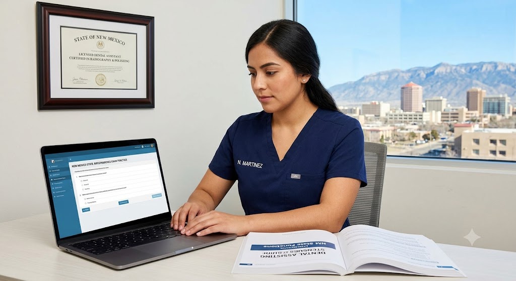 New Mexico Dental Assisting License Practice Exam Banner