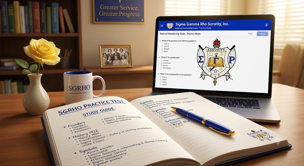 Sigma Gamma Rho Practice Exam Banner