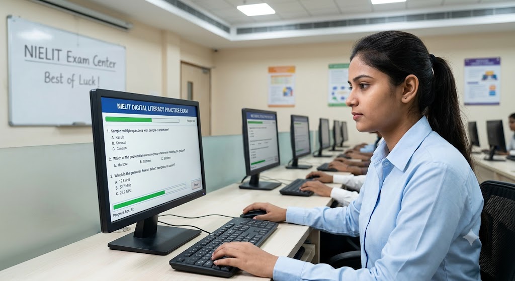 Nielit Digital Literacy Practice Test & Exam Prep | India Banner