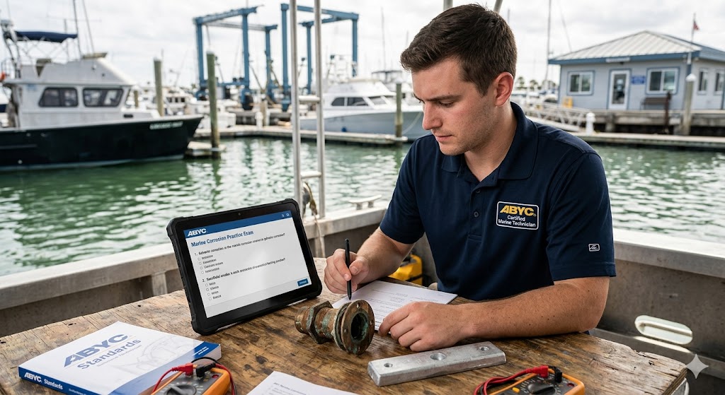 ABYC Marine Corrosion Practice Exam Guide Banner