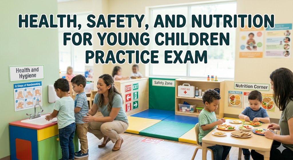 Health, Safety, and Nutrition for Young Children Practice Test Banner