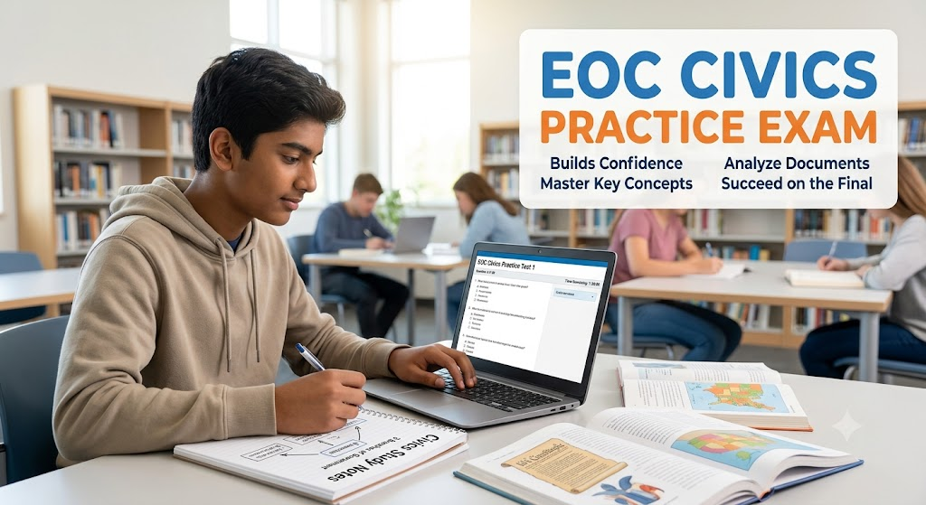 EOC Civics Practice Test 1 Banner