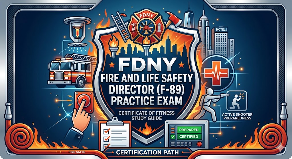 FDNY Fire and Life Safety Director (F-89) Practice Test Banner