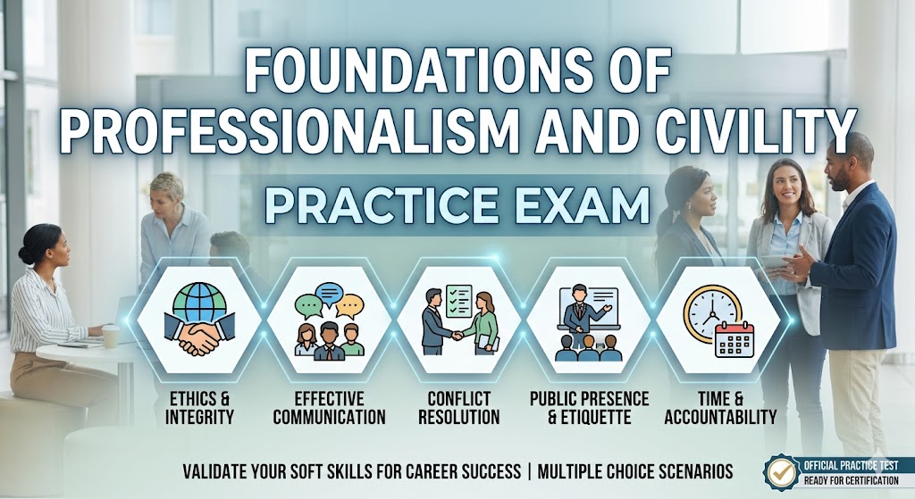 Foundations of Professionalism and Civility Practice Test Banner