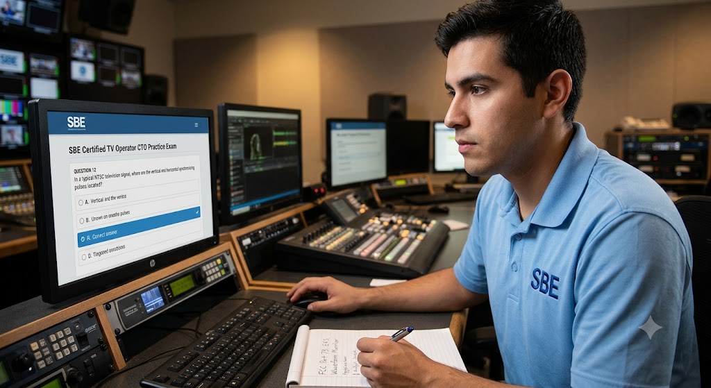 SBE Certified TV Operator (CTO) Practice Test Banner
