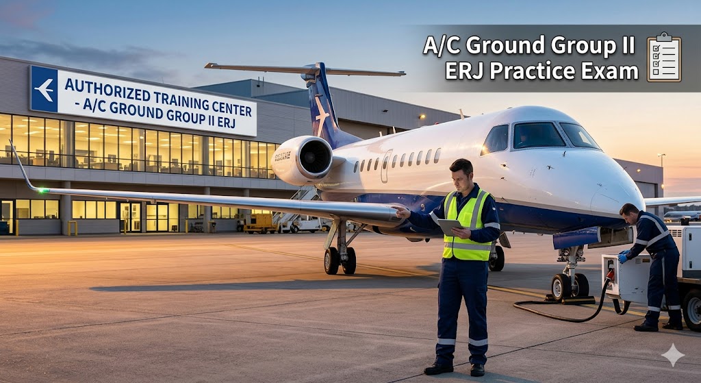 A/C Ground Group II ERJ Practice Exam Banner